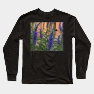 Summer time garden scene Long Sleeve T-Shirt